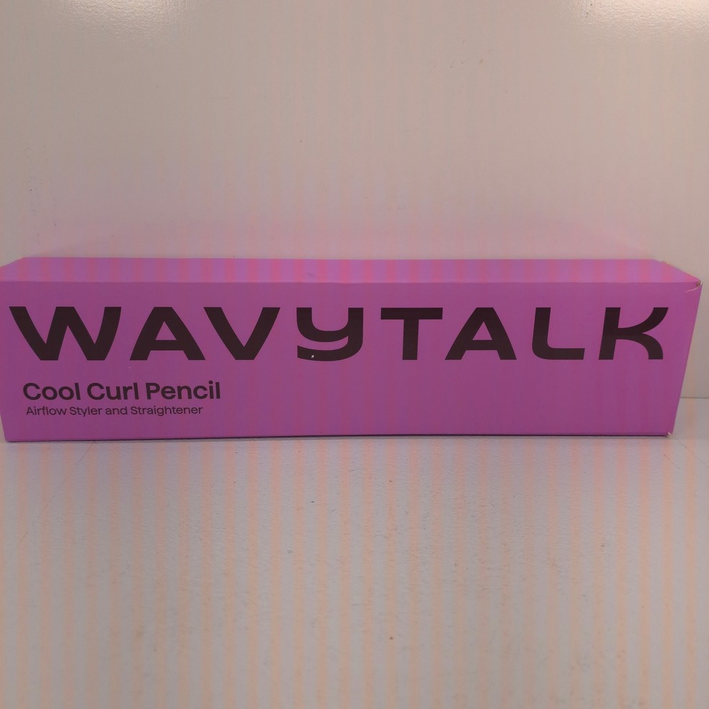 Wavytalk Cool Curl Pencil Airflow Styler Straightener Pink A9601 Short Hair New
